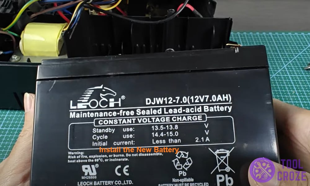 Install the New Battery.