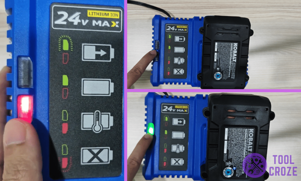 Kobalt Battery Charger Indicator Meanings