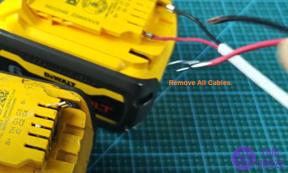 Remove all cables.
