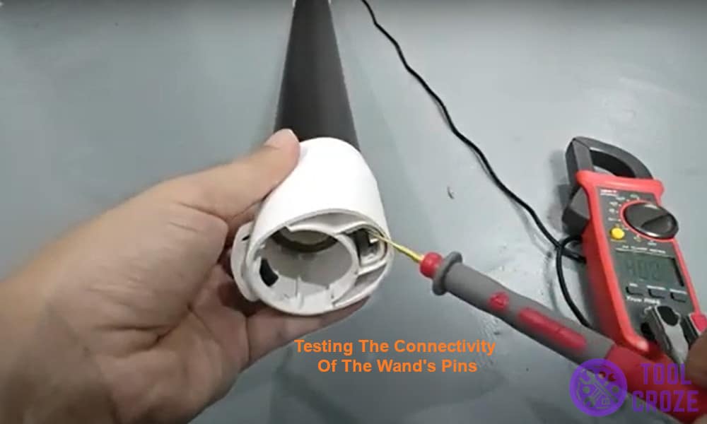 Testing The Connectivity Of The Wand's Pins