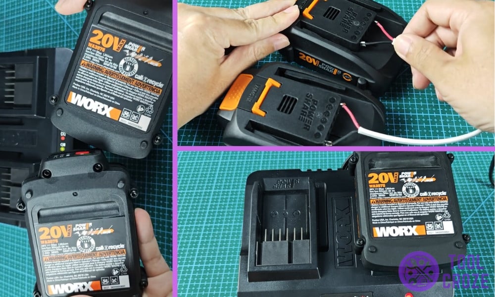 WORX Battery Not Charging Red Light