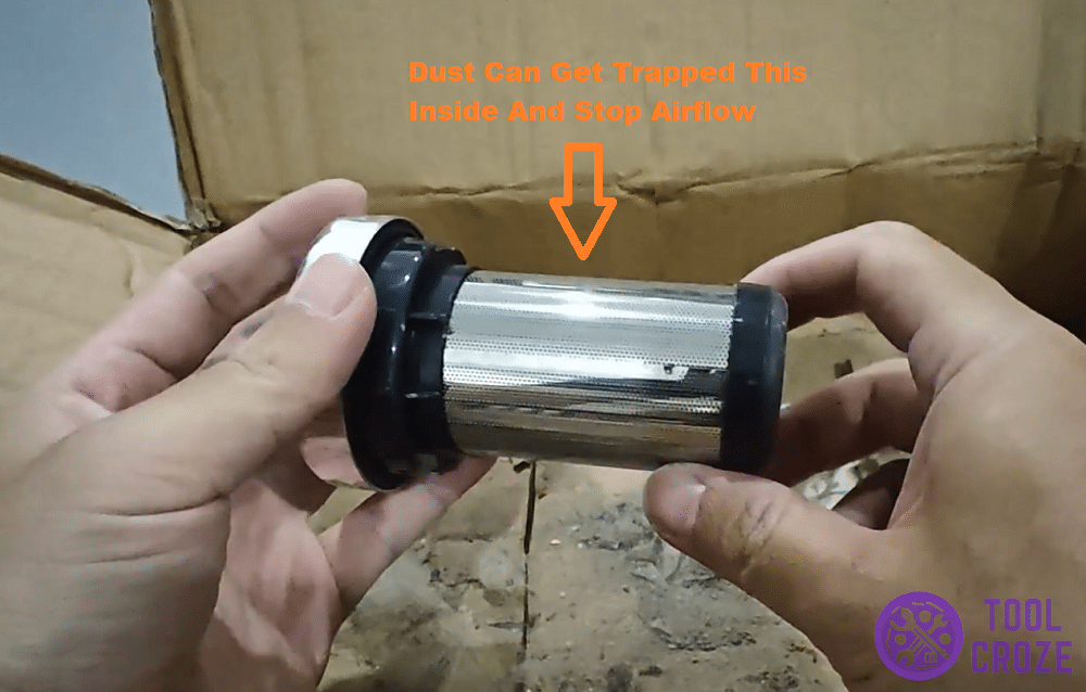 clean the motor filter too