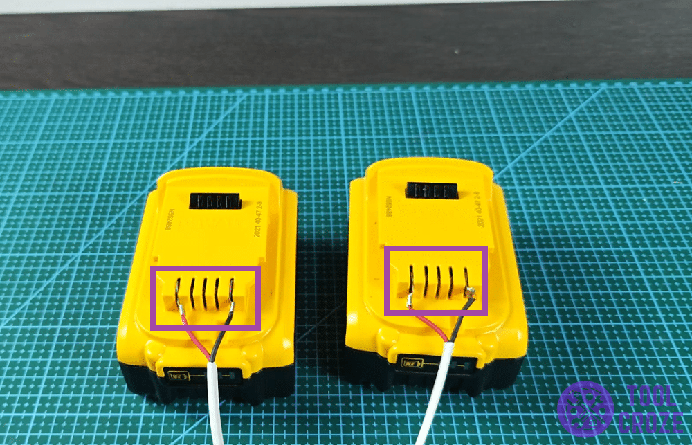 connect two dewalt 20v batteries