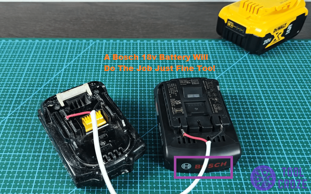 makita 18v connected to another brand battery