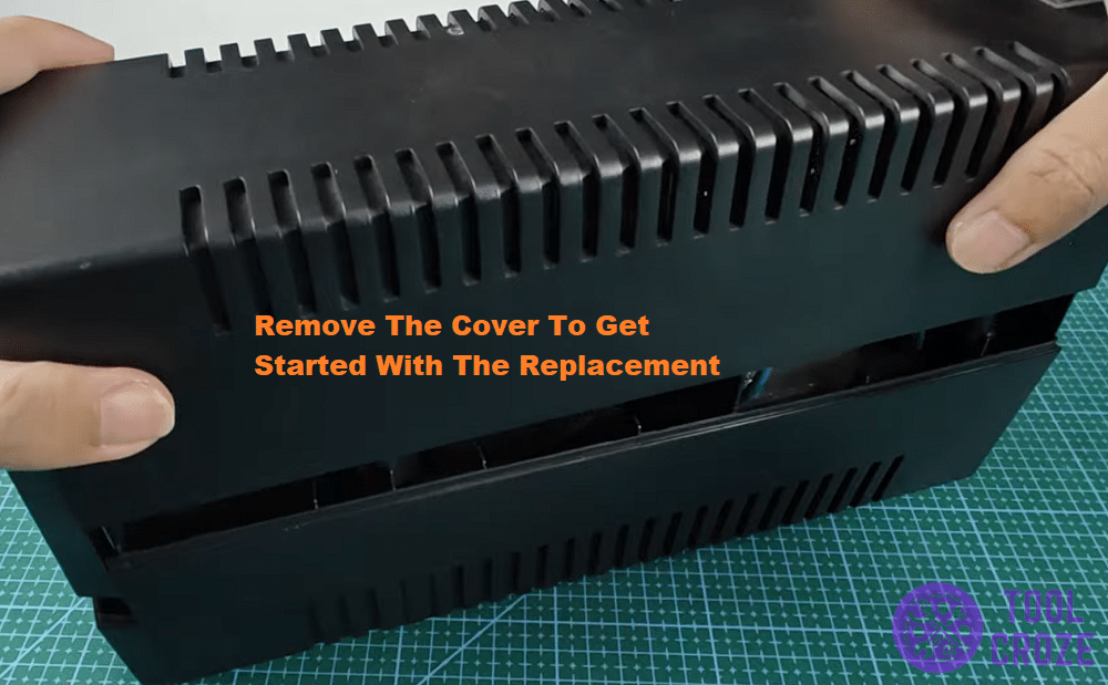 removing covers of APC UPS battery