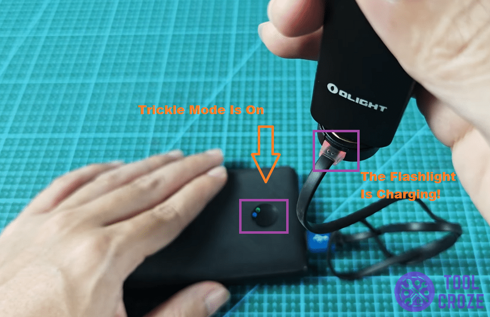 using trickle mode to charge