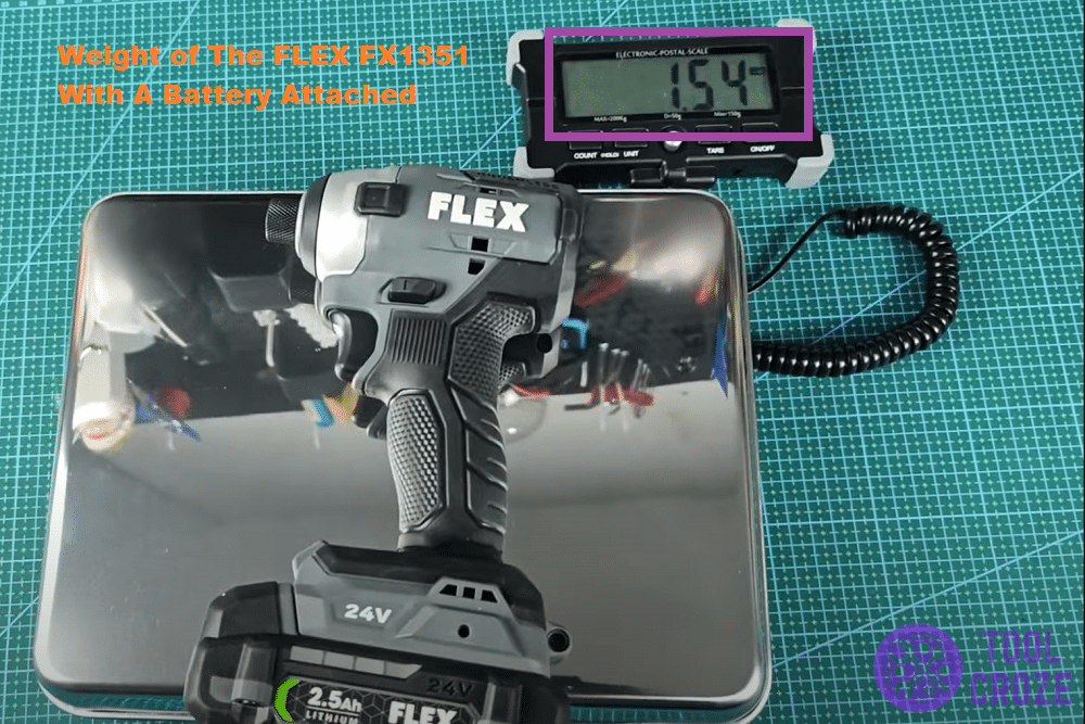 weight of flex fx1351 impact driver