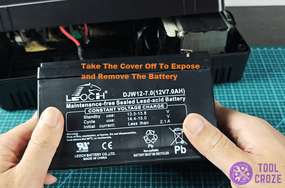12V battery inside APC UPS