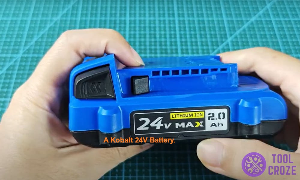 A Kobalt 24V Battery.