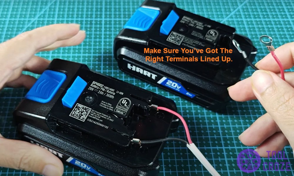 Make sure you’ve got the right terminals lined up.