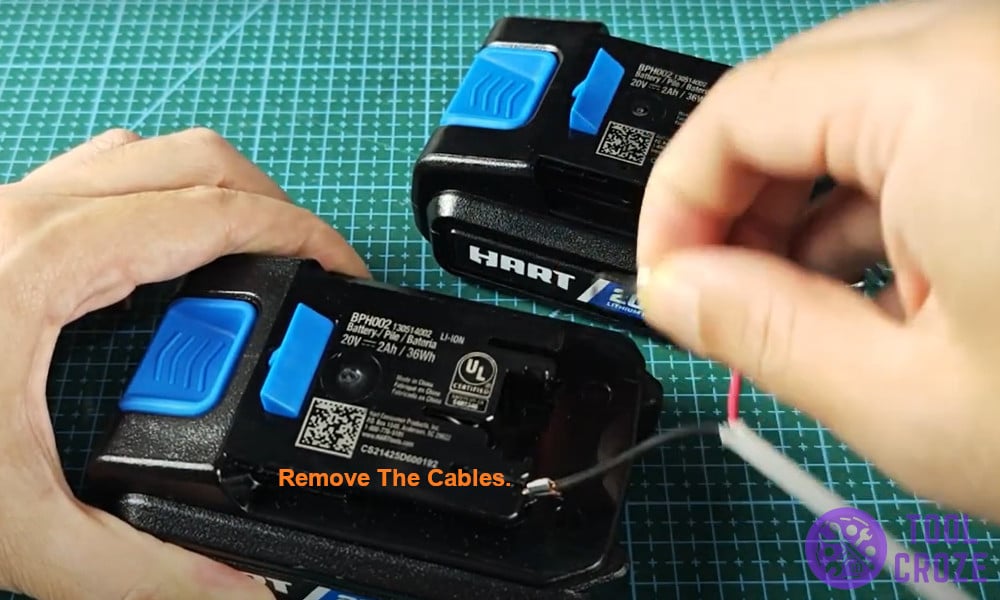 Remove the cables.
