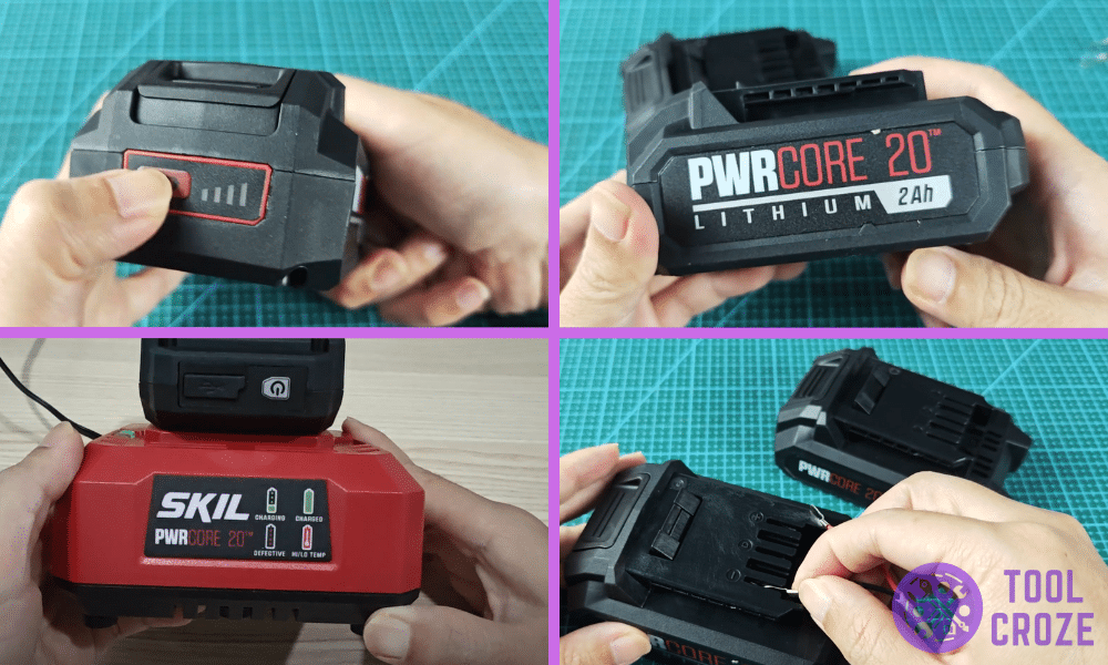 Skil Battery Not Charging - Flashing Red Light