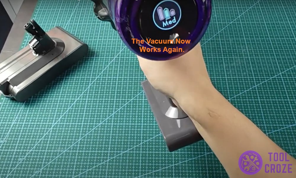 The vacuum now works again.
