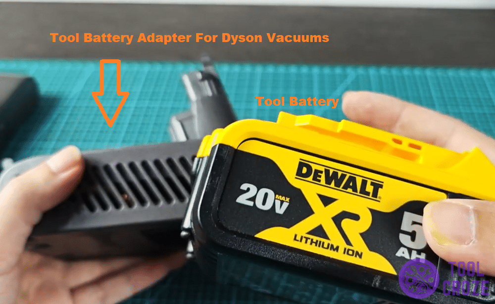 use a 20v tool battery on your dyson vacuum