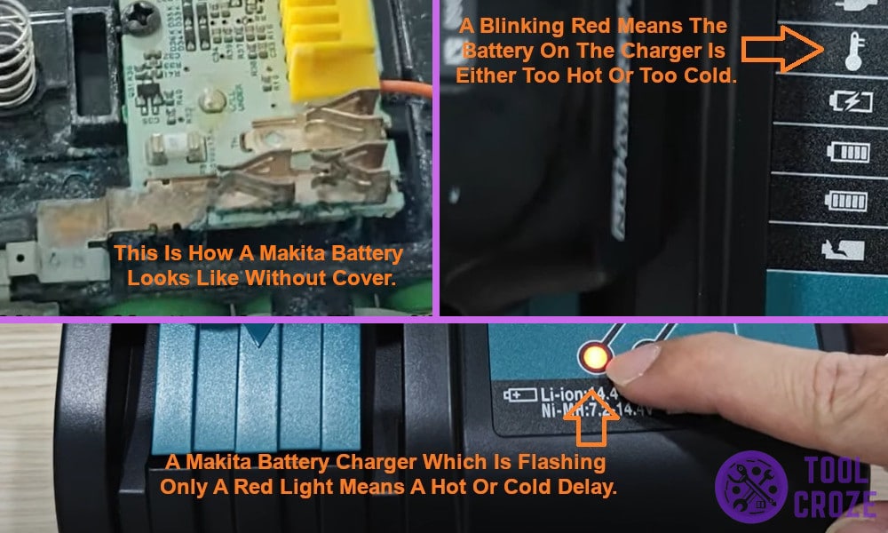 Makita Battery Charger Flashing Red Only