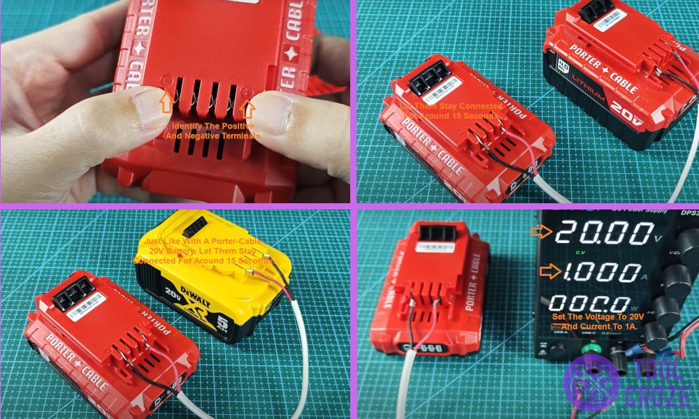 Porter-Cable 20V Battery Reset