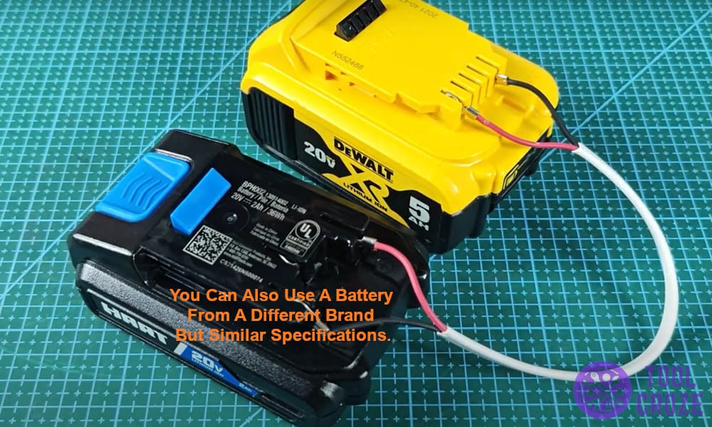 you can also use a battery from different brand.