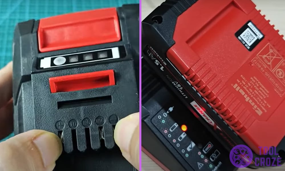 Einhell Battery Not Charging - Flashing Red and Green