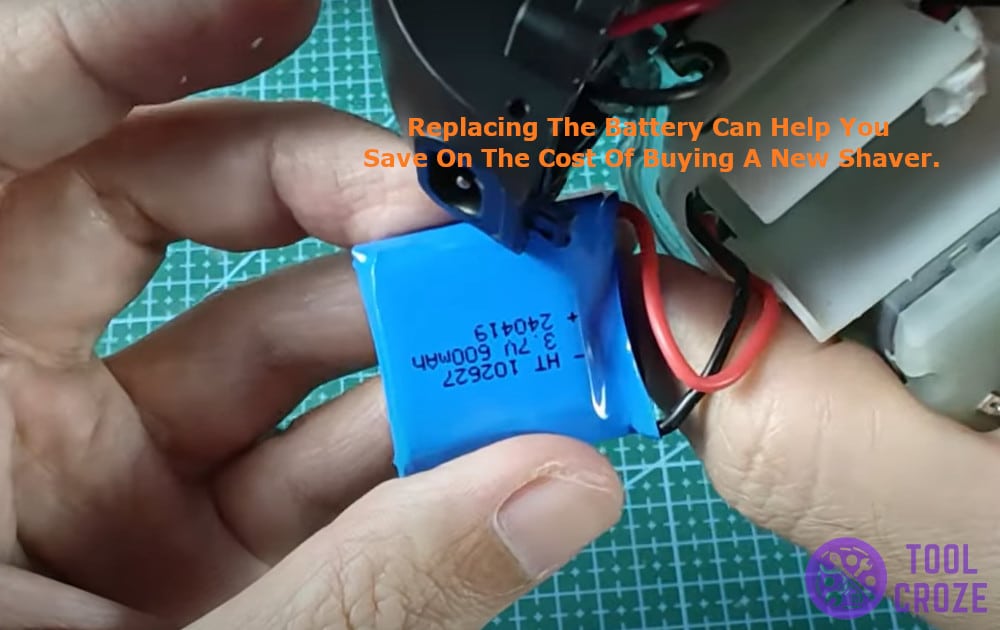 Replacing the battery can help you save on the cost of buying a new shaver.