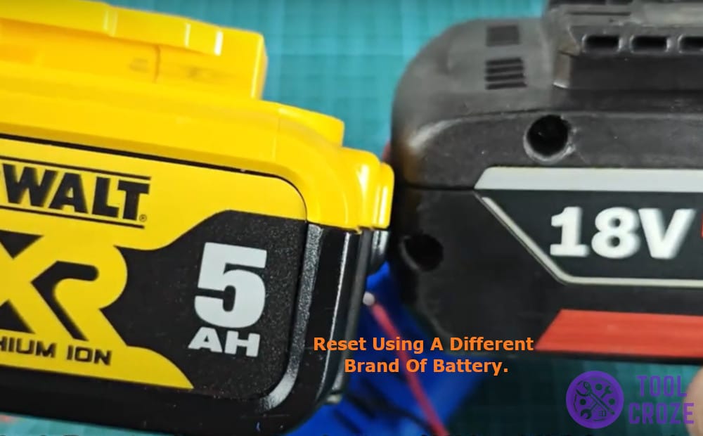 Reset Using a Different Brand of Battery