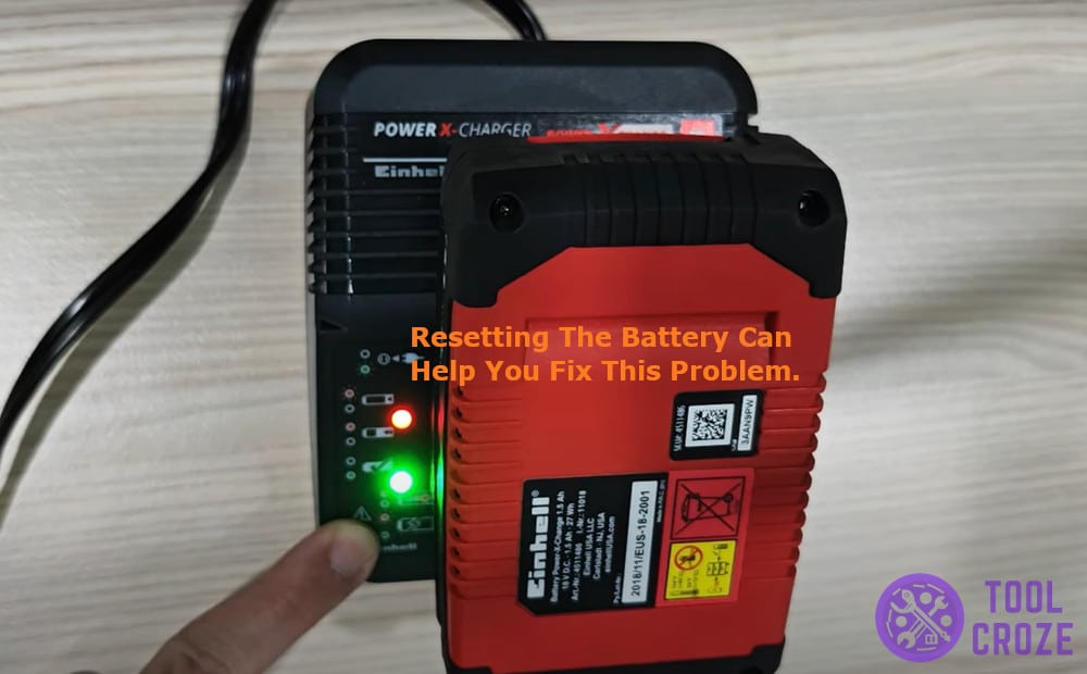 Resetting the battery can help you fix this problem