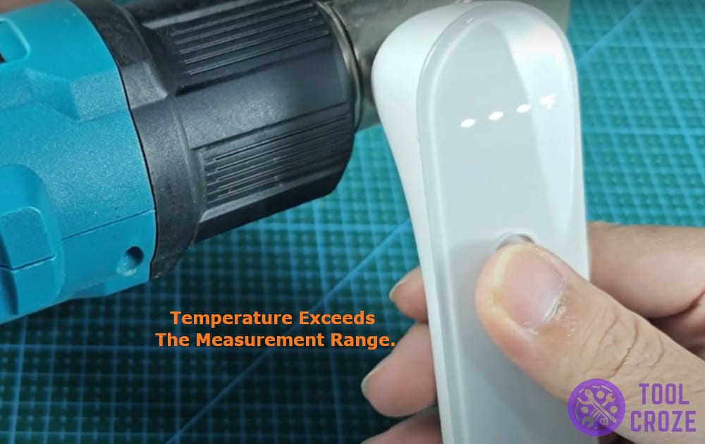 Temperature Exceeds the Measurement Range