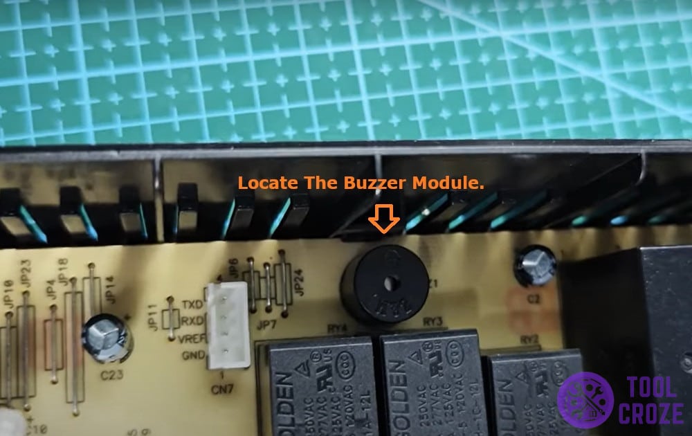 locate the buzzer module