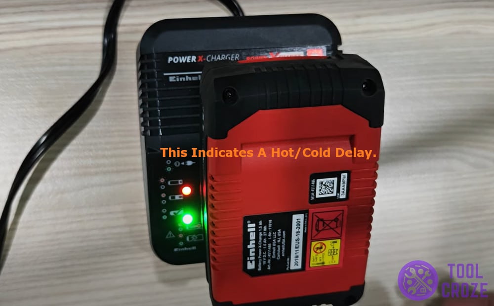 this indicates a hotcold delay.
