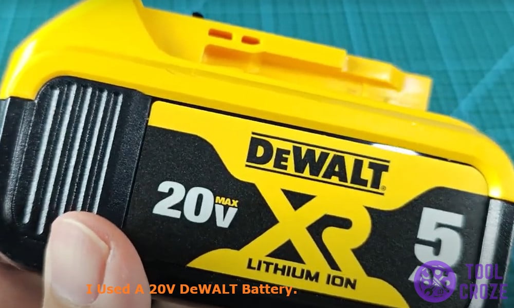20V DeWALT battery