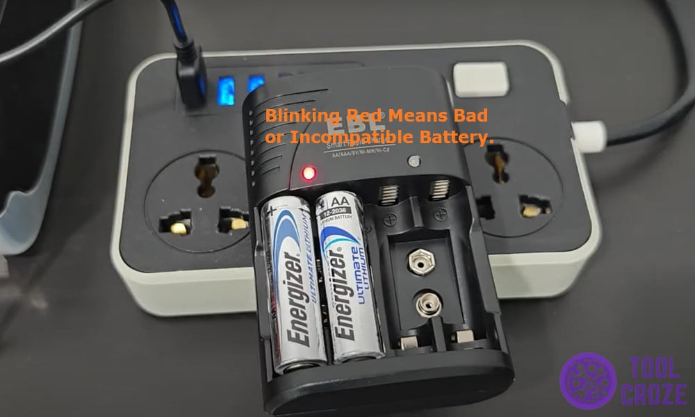 Blinking red bad battery