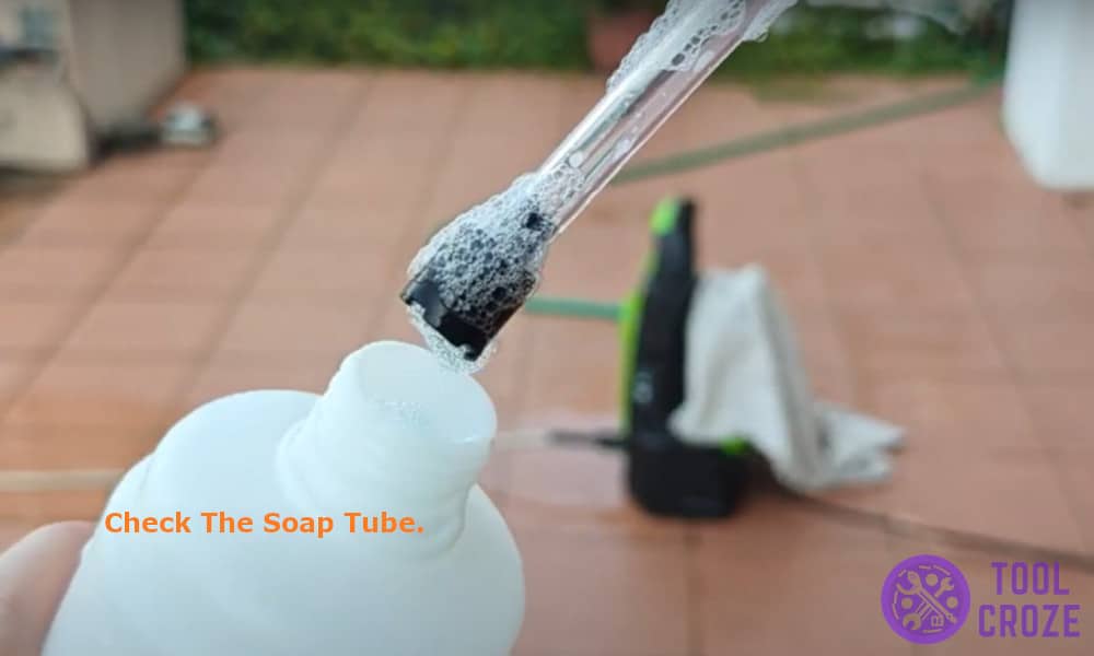 Check the Soap Tube