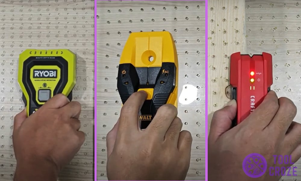 Craftsman vs Ryobi vs DeWALT Stud Finder Comparison