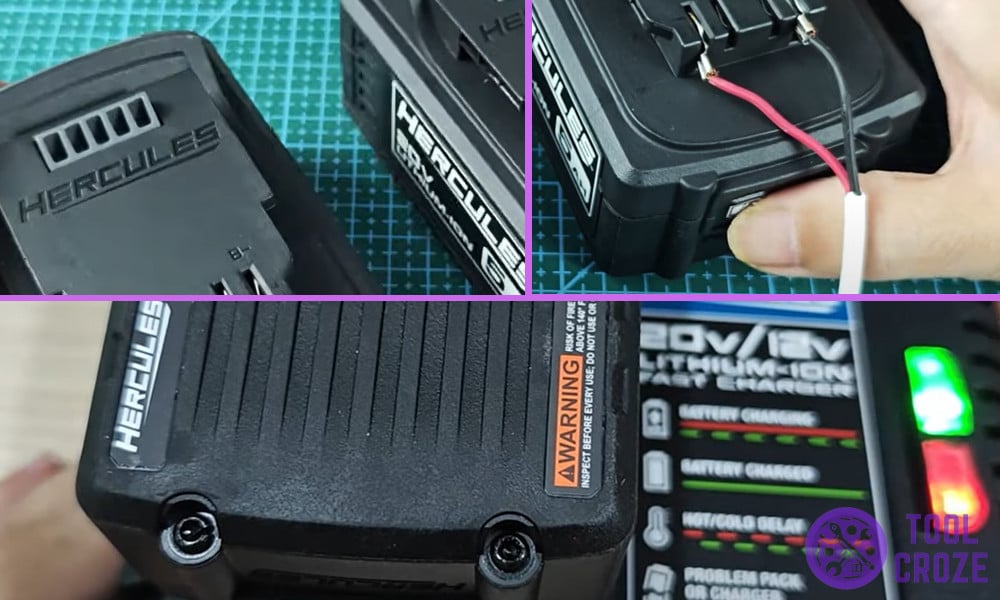 Hercules Battery Not Charging - Flashing Red