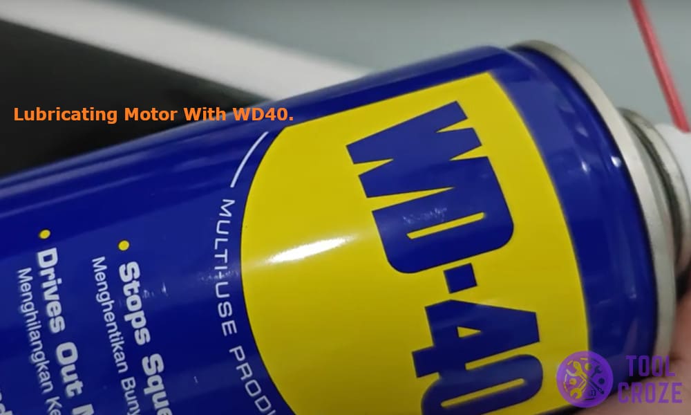 Lubricating Motor with WD40
