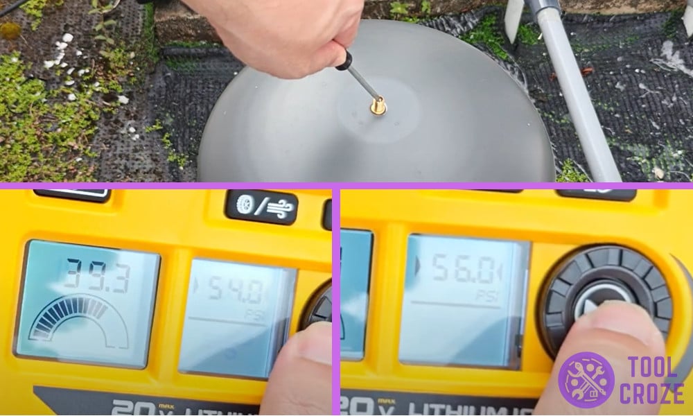Reduce Pressure in Pressure Water Tank