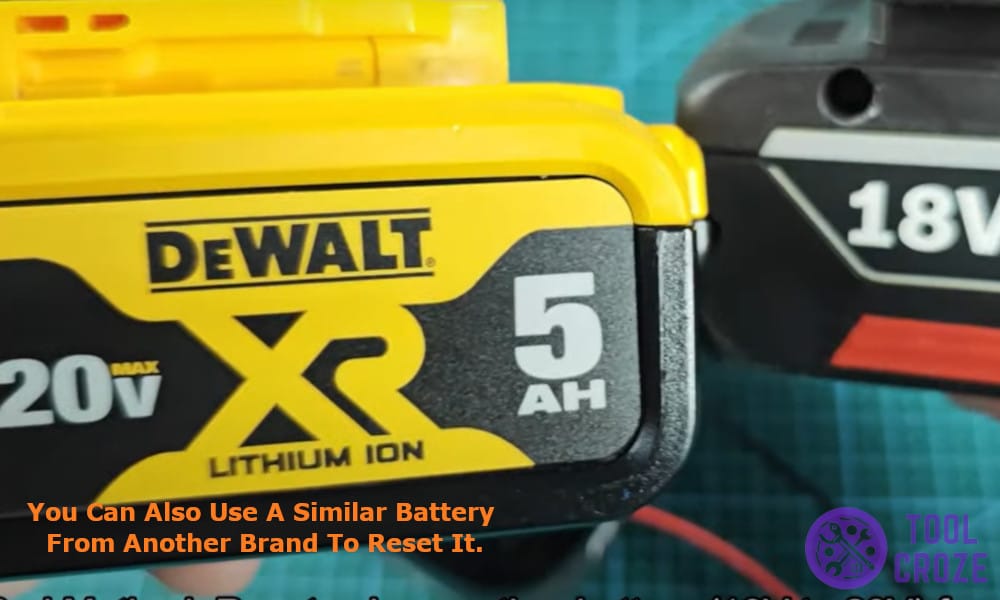 Reset using Another Brand of Battery