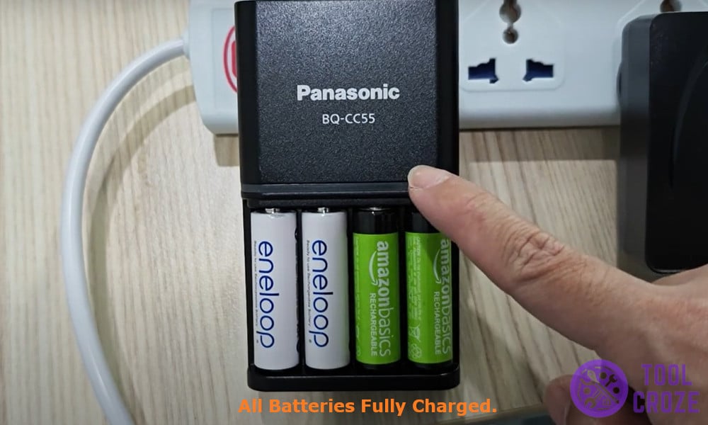 all batteries fully charged