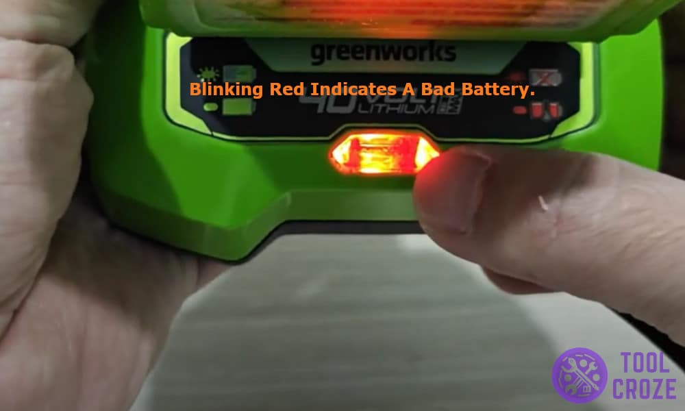 blinking red bad battery