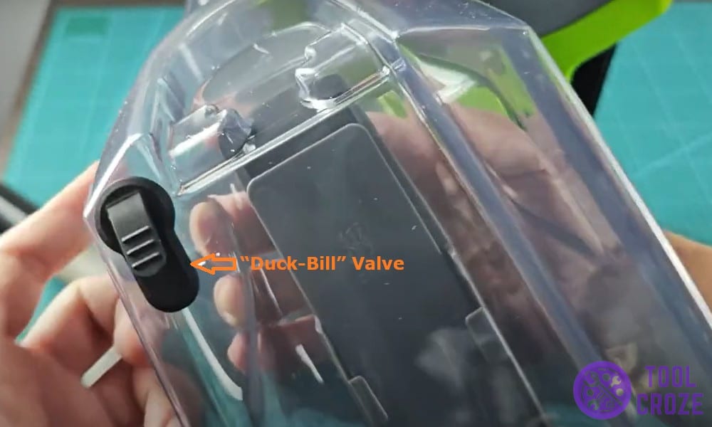 “duck-bill” valve