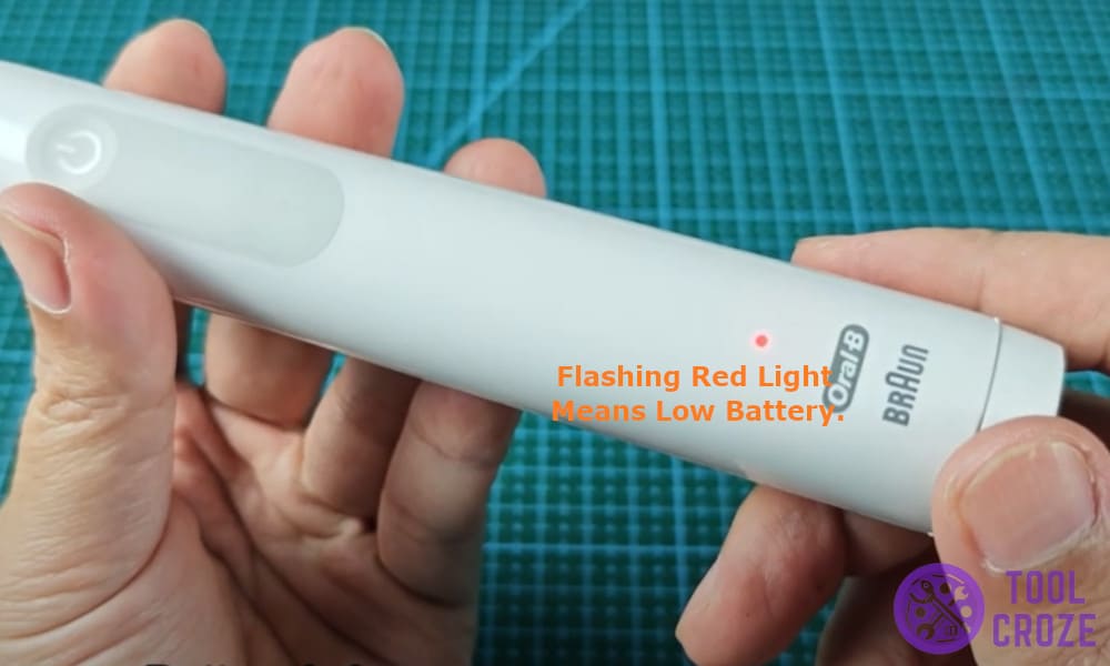 flashing red light low battery