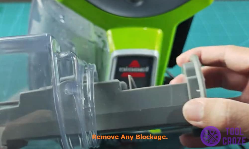 remove any blockage