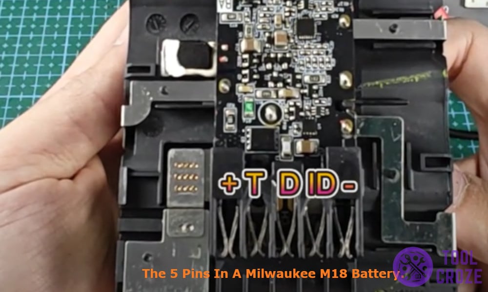 5 pins Milwaukee M18 battery