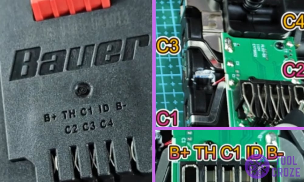 Bauer 20v Battery Pinout Wiring Diagram