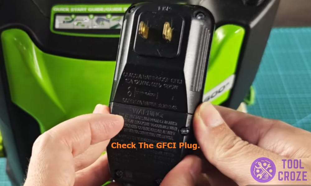 Check the GFCI Plug