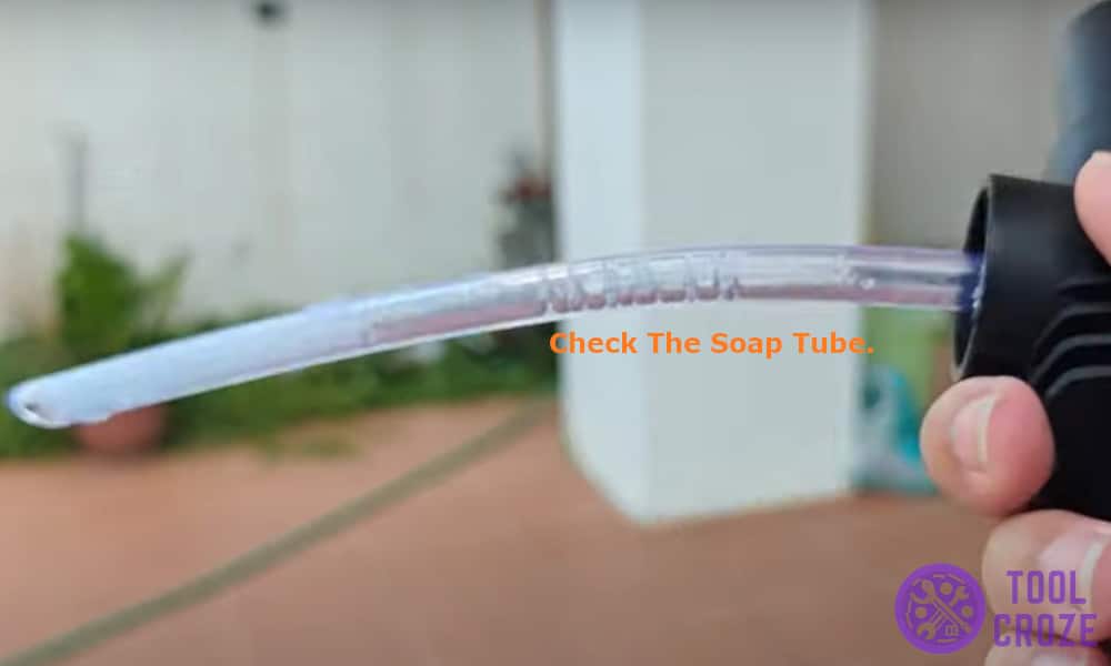 Check the Soap Tube