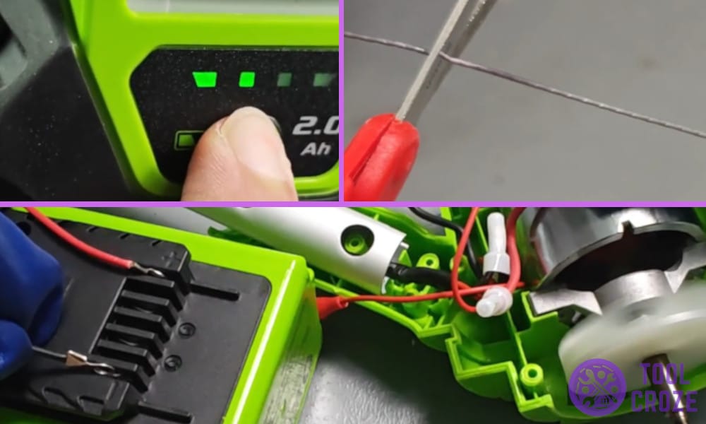 Greenworks Trimmer Starts Then Stops