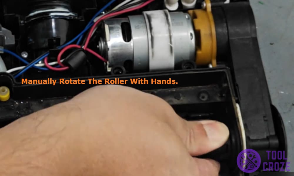 Manually Rotate the Roller with Hands