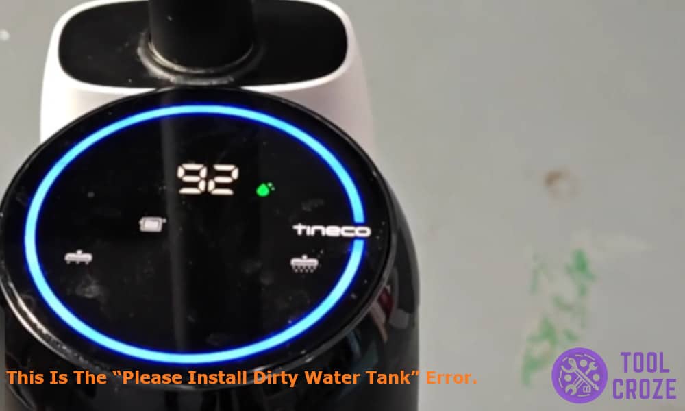“Please Install Dirty Water Tank” Error