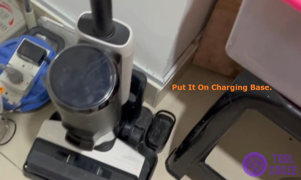 Put it on Charging Base
