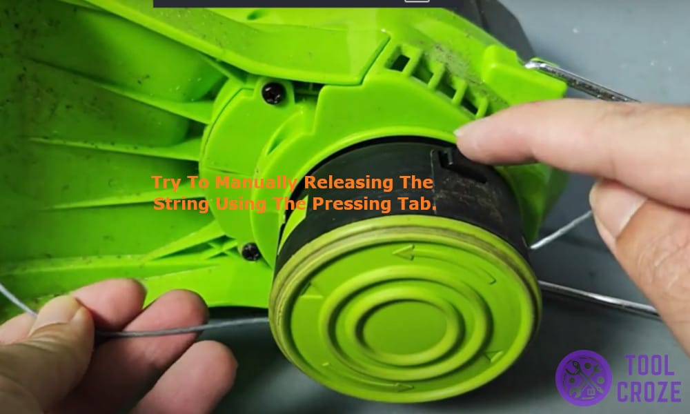 Try to Manually Releasing the String
